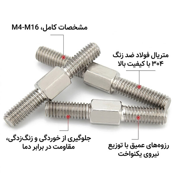 تفاوت فنی پیچ دوسر رزوه با پیچ‌ های معمولی و متری