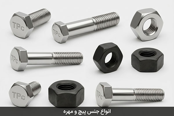 انواع جنس پیچ و مهره کدامند و چه ویژگی هایی دارند
