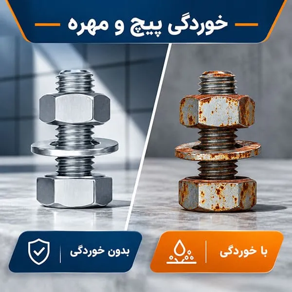خوردگی پیچ و مهره چیست و چه ویژگی هایی دارد